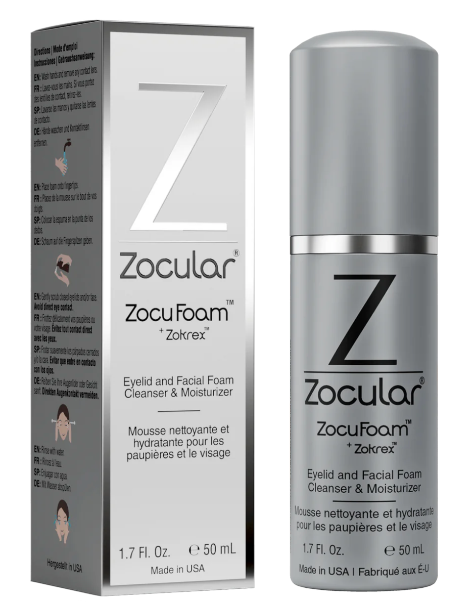 ZocuFoam Eyelid & Facial Foam Cleanser (50ml)
